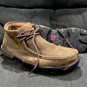 Twisted X men’s driving mocs- steel toe